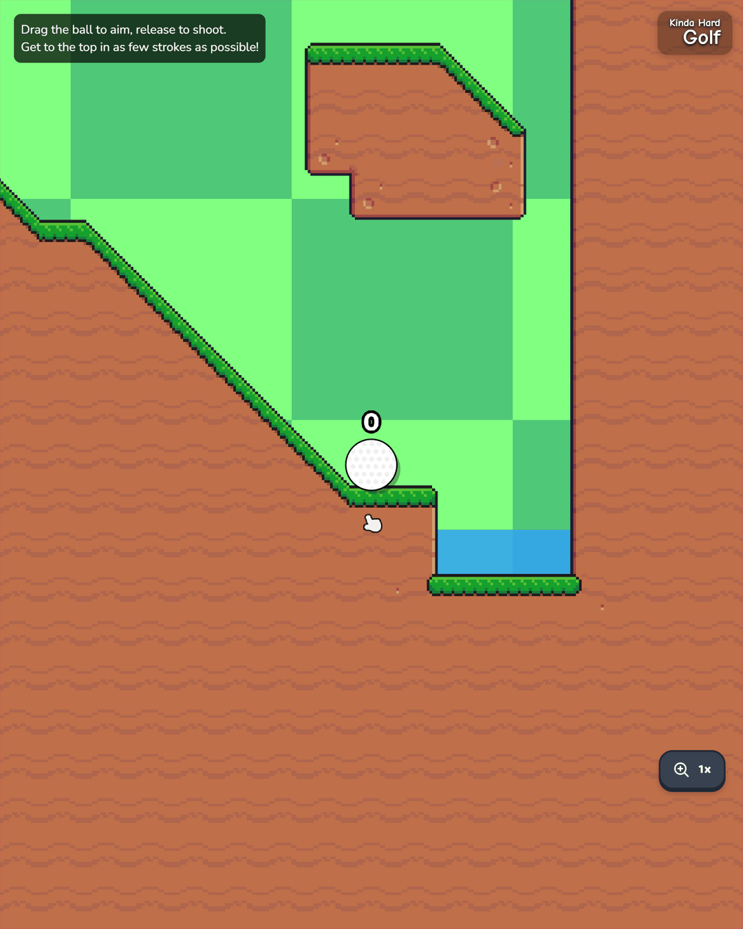 Screenshot of Kinda Hard Golf