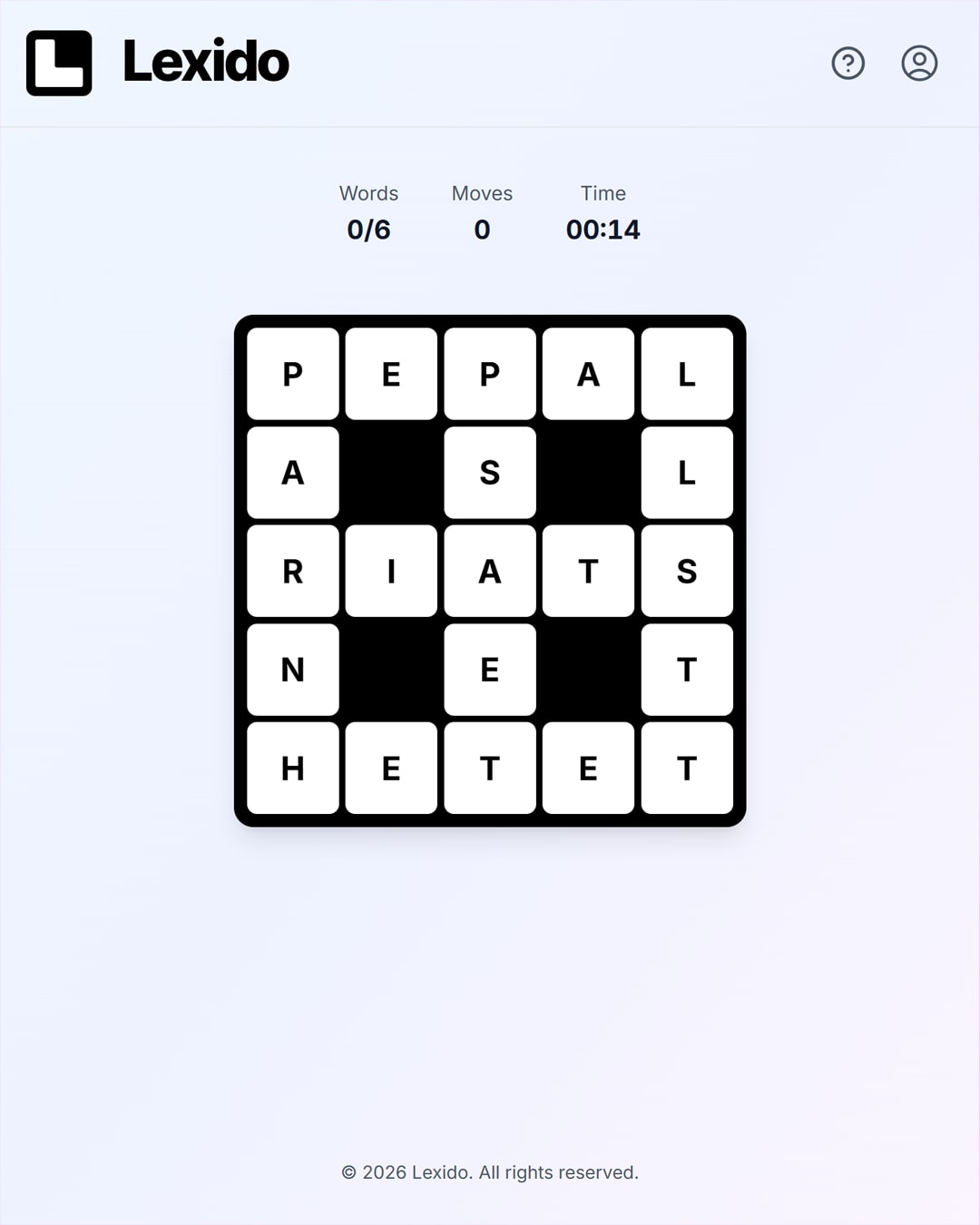 Screenshot of Lexido