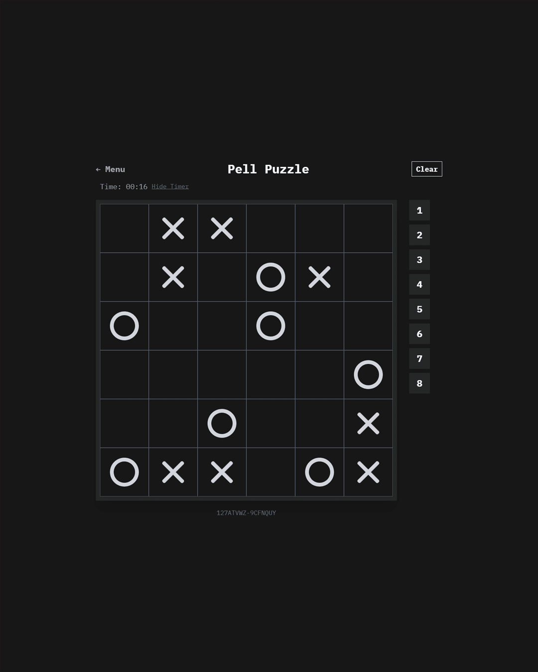 Screenshot of Pell Puzzles