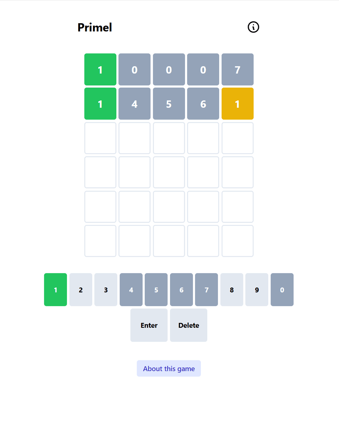 Screenshot of Primel