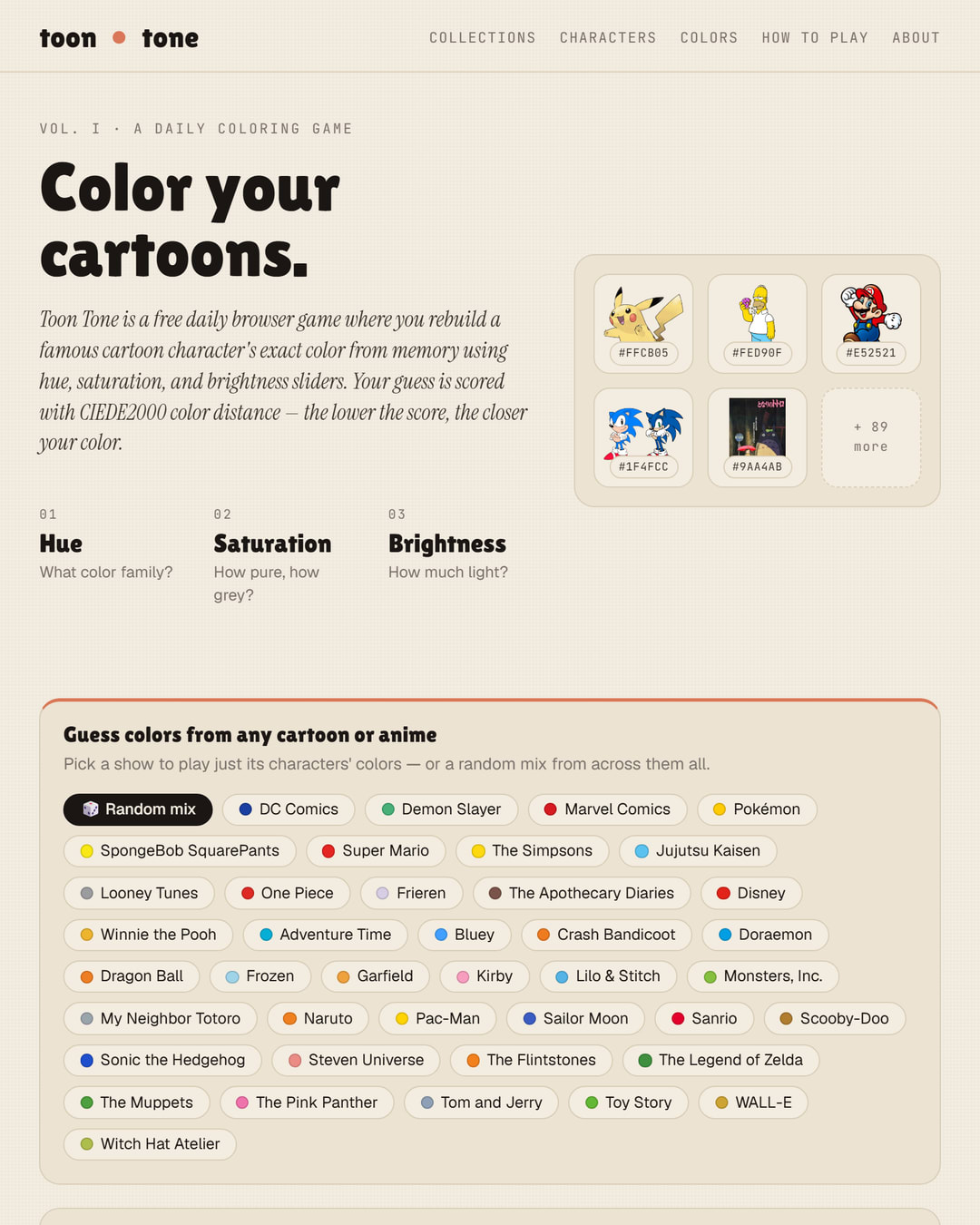 Screenshot of Toon Tone Fun
