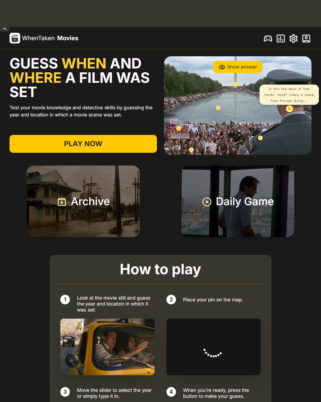 Screenshot of WhenTaken Movies