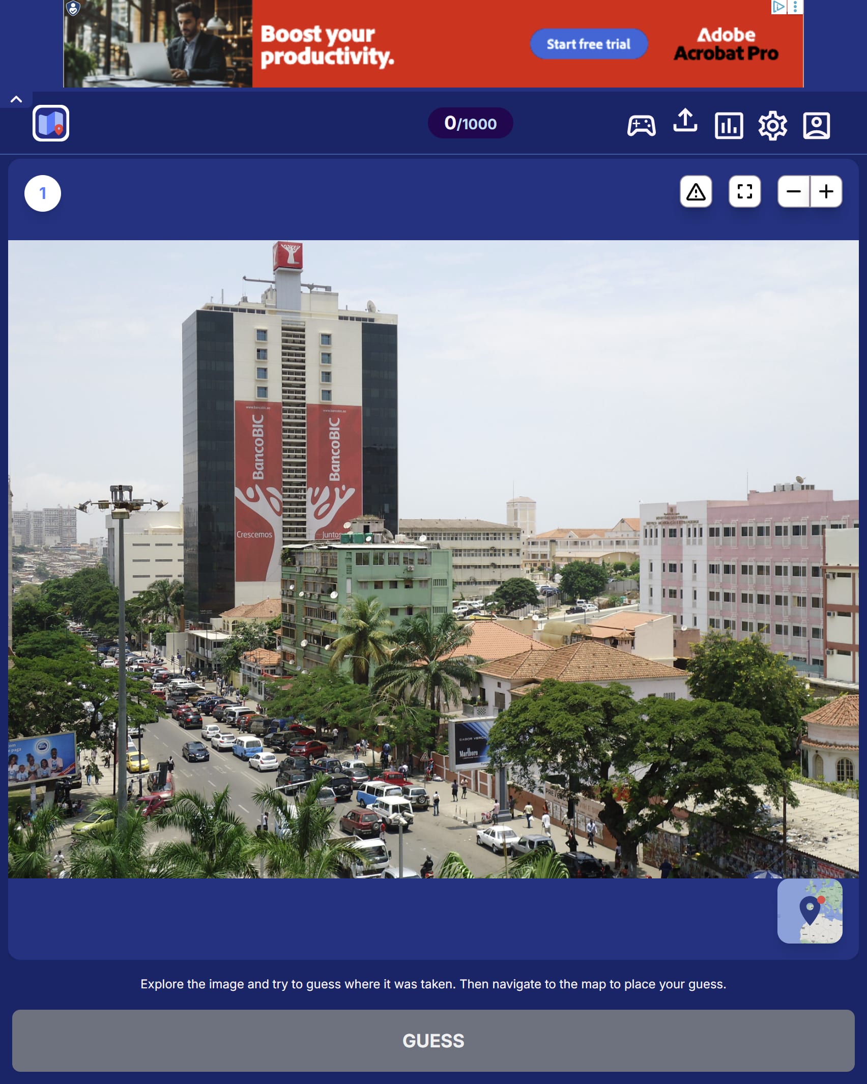 Screenshot of WhereTaken