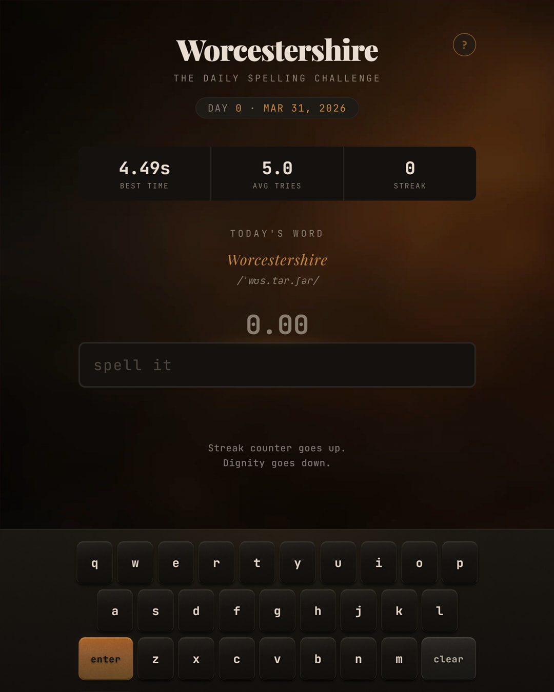 Screenshot of Woostersheer