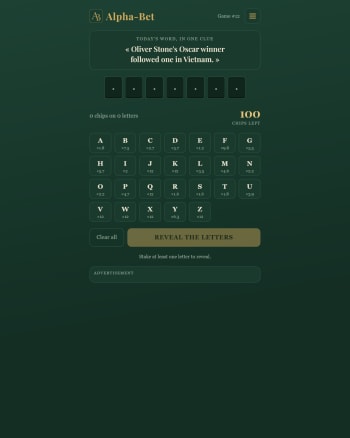 Alpha-Bet screenshot