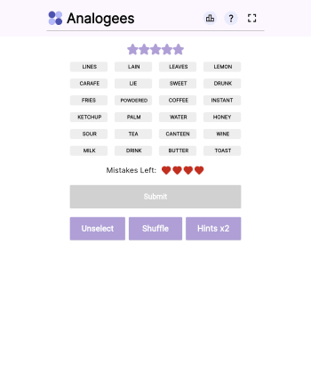 Analogees screenshot