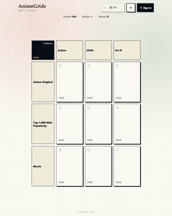 AnimeGrids screenshot