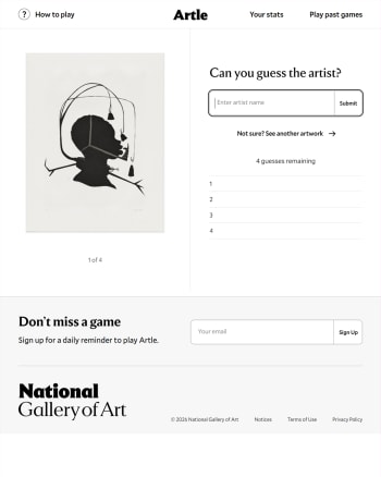 Artle screenshot