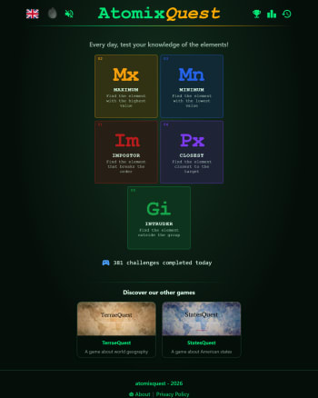 AtomixQuest screenshot