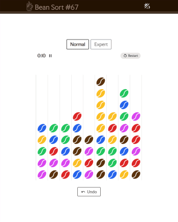 Bean Sort screenshot
