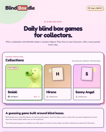 Blind Boxdle screenshot