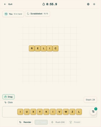 Cabanagrams screenshot