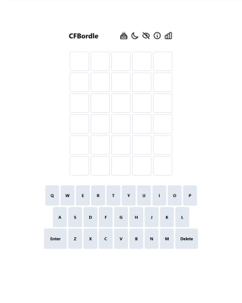 CFBordle screenshot