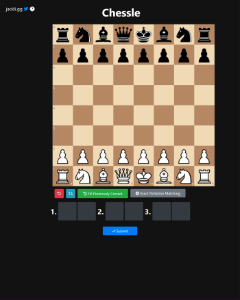 Chessle screenshot