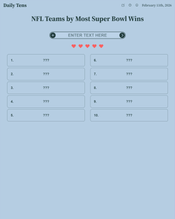 Daily Tens screenshot