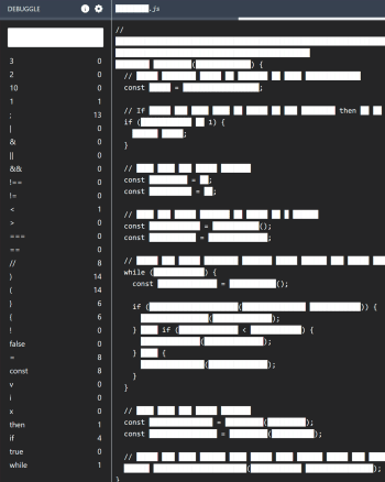 Debuggle screenshot