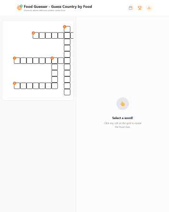 Food Guesser Daily Crossword screenshot