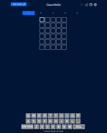 Gauntletle screenshot