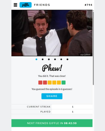 Giffle "Friends" screenshot