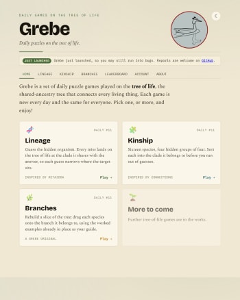 Grebe screenshot