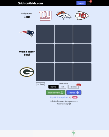 Gridiron Grids screenshot