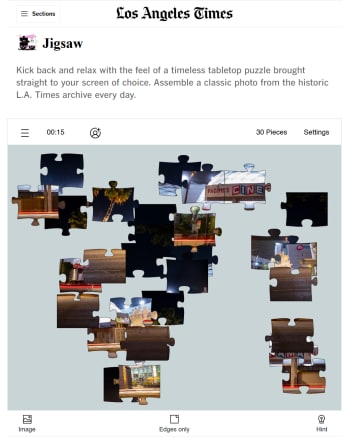 Jigsaw (L.A. Times) screenshot