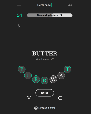 Letterage screenshot
