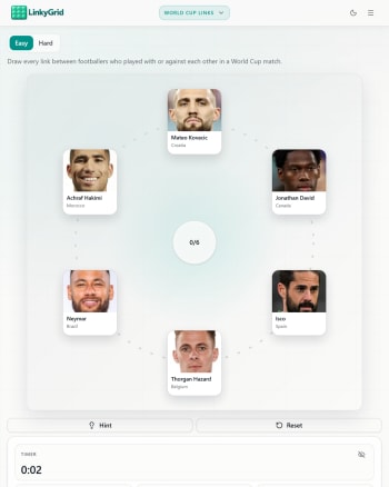 LinkyGrid - World Cup screenshot