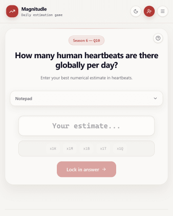 Magnitudle screenshot