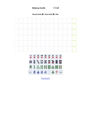 Mahjong Handle screenshot