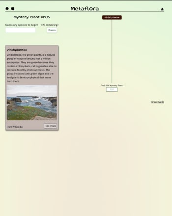 Metaflora screenshot