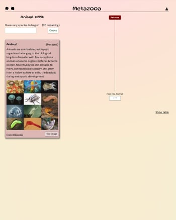 Metazooa screenshot