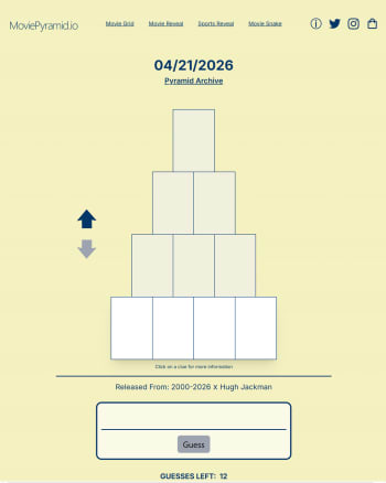 Movie Pyramid screenshot