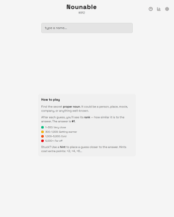Nounable screenshot