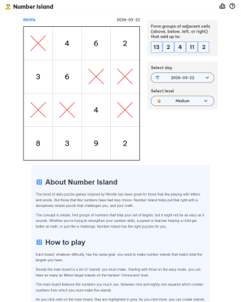 Number Island screenshot
