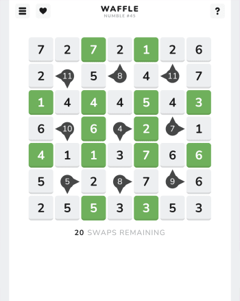 Number Waffle screenshot