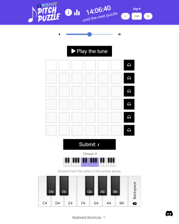 Perfect Pitch Puzzle screenshot