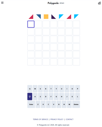 Polygonle screenshot