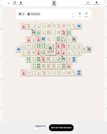 Ponder Club Mahjong Solitaire screenshot