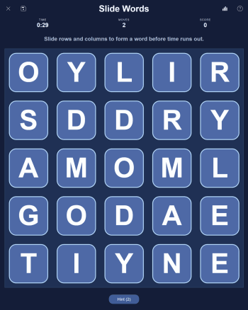 PuzzleLab Slide Words screenshot