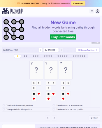 Puzzleship Cardinal screenshot