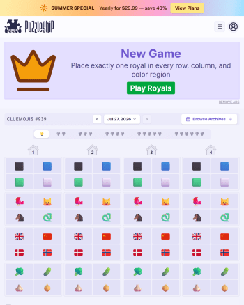 Puzzleship Cluemojis screenshot
