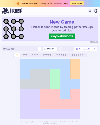 Puzzleship Royals screenshot