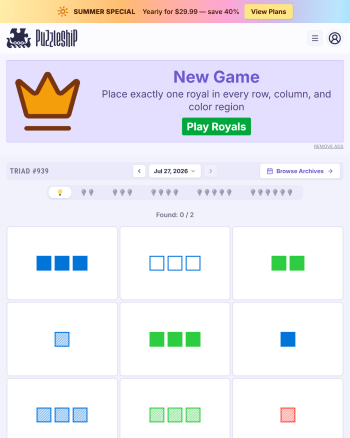 Puzzleship Triad screenshot