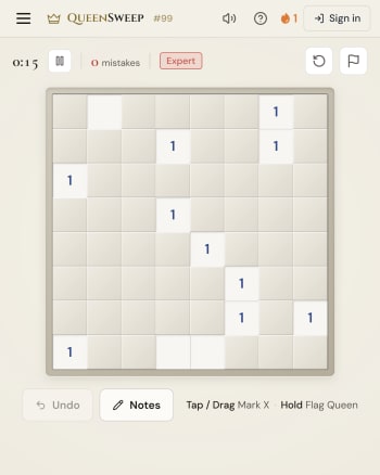 QueenSweep screenshot