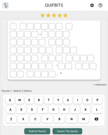 Quipbits screenshot