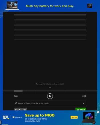 ReHeardle screenshot