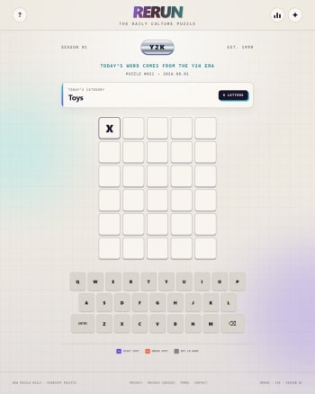 RERUN screenshot
