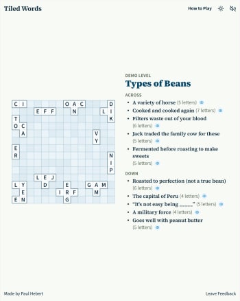 Tiled Words screenshot