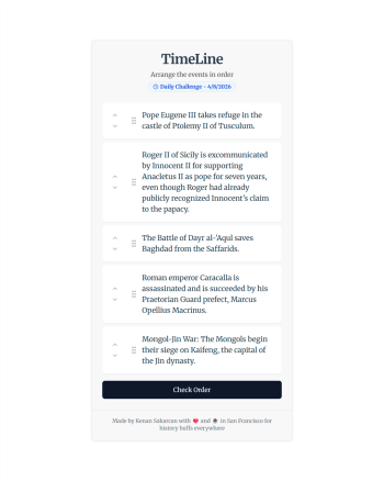 TimeLine screenshot